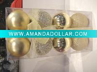 Beautiful Golden Christmas Ball