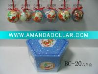 Wholesale double-deck gift box,contain 14pcs,with santa pattern