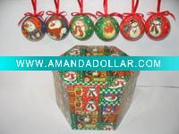 Wholesale double-deck gift box,contain 14pcs,with snowman pattern