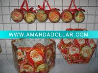 Wholesale double-deck gift box,contain 14pcs,with Santan Claus pattern
