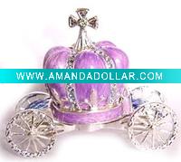 cross metal jewelry box
