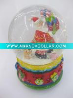 Wholesale Resin Christmas Snow Globe,Resin Santa Claus Snow Ball