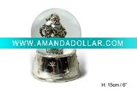 Christmas man polyresin water globe item