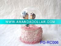 LED water globe ,resin crafts