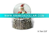 Wholesale Christmas man polyresin water globe deco