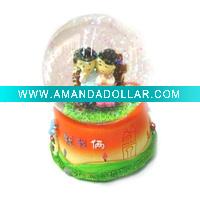 Resin water globe