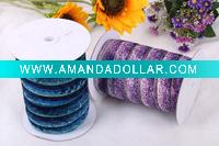 Wholesale Decorative Metallic Velvet Ribbon