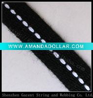 Wholesale custom woven grosgrain ribbon stitched ribbon decoration ribbon