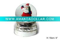 Christmas man polyresin waterball