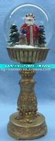 Wholesale Golden Torch Christmas Snow Globe