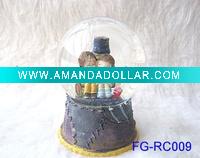 Wholesale LED water globe ,resin crafts
