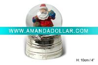 Wholesale Christmas man with gifts polyresin waterball