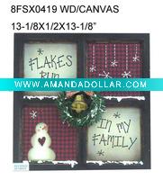 Wholesale Christmas decoration printing canvas