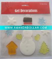 Wholesale window christmas gel decoration in craft&gifts