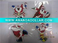Wholesale christmas decor. printing gel window stickers(LD-P2023)