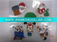 Wholesale christmas decor. printing gel window stickers(LD-P2025)
