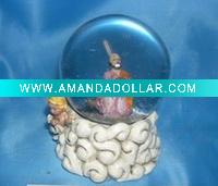 Wholesale 80MM DIA NATIVITY WATER GLOBE WITH LED LIGHT ,Xmas gift