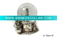 Christmas polyresin waterball globe souvenirs