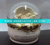 Christmas nativity snow globe