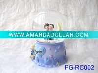 Wholesale LED water globe ,resin crafts