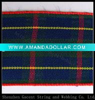 gift ribbon,decoration ribbon,plaid ribbon for bows