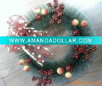 Wholesale artifical pine needle Decoration Christmas Wreath