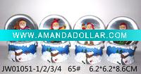 Wholesale resin water snow globe for christmas day