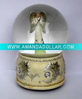 Polyresin Angel Water Globe Products