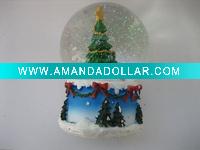 santa tree snow goble