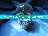 silver water globe