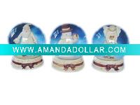 Diameter 8CM Christmas Santa Water Globe SH07030