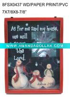Wholesale Christmas decoration wood craft