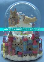 Polyresin Pegasus water globe