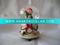 water globe with music