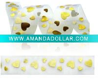 Wholesale printed ribbon, decorative ribbon, gift tape, organza ribbon