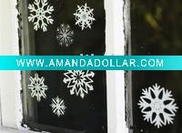 Wholesale snow flower sticker