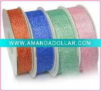 Wholesale Color gold & silver metallic ribbon