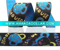 Wholesale Printed Ribbon, polyester ribbon, decorative ribbon, grog rain ribbon