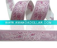 Wholesale Jacquared Ribbon, polyester ribbon, decorative ribbon, printed ribbon