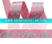 Wholesale Printed Ribbon, Satin Ribbon, polyester ribbon, decorative ribbon, grog rain ribbon