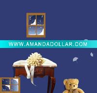 Wholesale christmas sticker/festival sticker/decoration sticker
