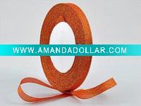 Wholesale Glittering Red Craft Favor Metallic Ribbon