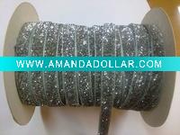 Wholesale Metallic Velvet Ribbon