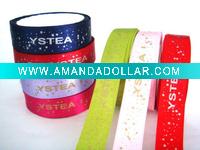 Printed satin ribbon