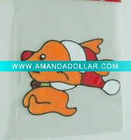 Wholesale christmas window stickers for arts (LD-M050)