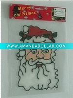 Wholesale christmas window stickers for decr. (LD-M049)