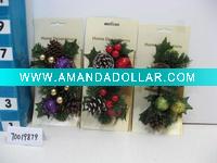 Wholesale 10cm artificial decorative Christmas flower wreath