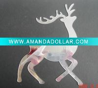 Wholesale Christmas reindeer mirror sticker