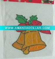 Wholesale PVC christmas bell stickers (LD-M084)