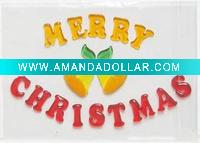 Wholesale merry christmas window gel sticker(LD-S3007)